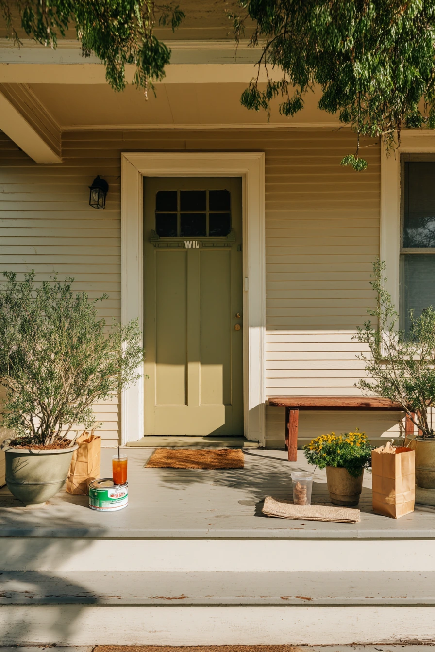 Budget Porch Makeover Weekend