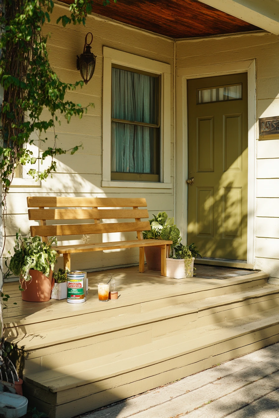 Budget Porch Makeover Weekend