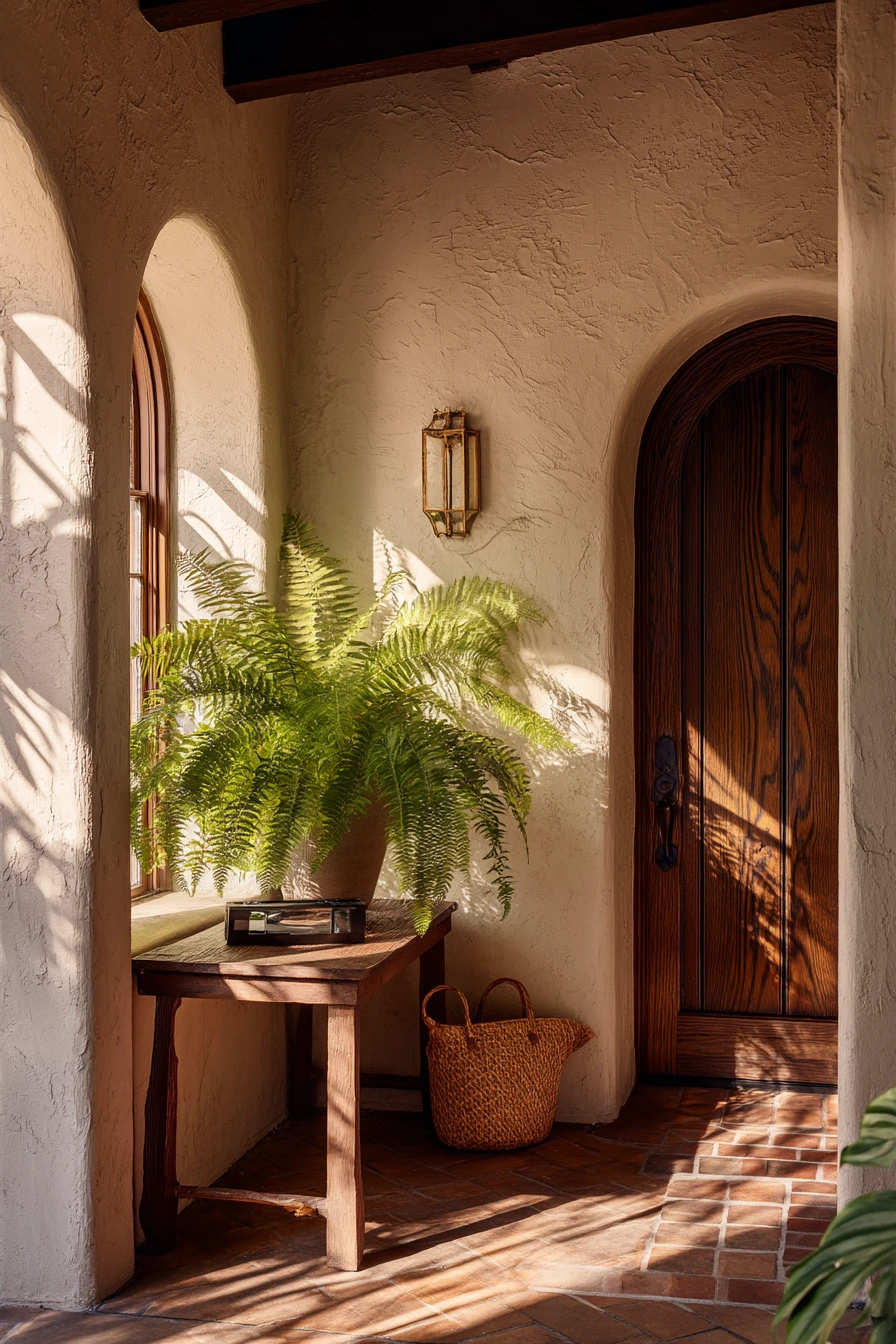 Spanish Revival Porch Entry