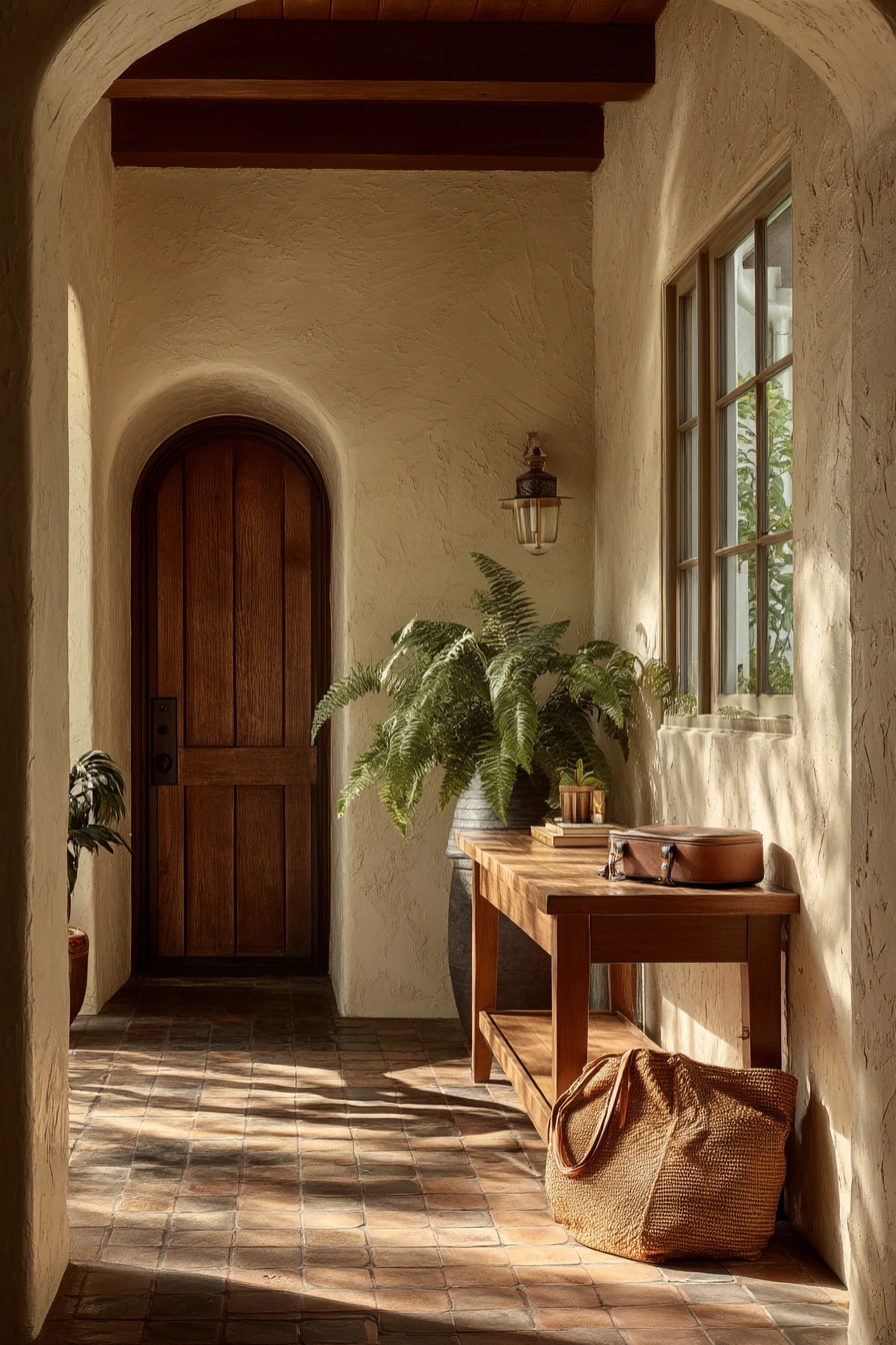 Spanish Revival Porch Entry