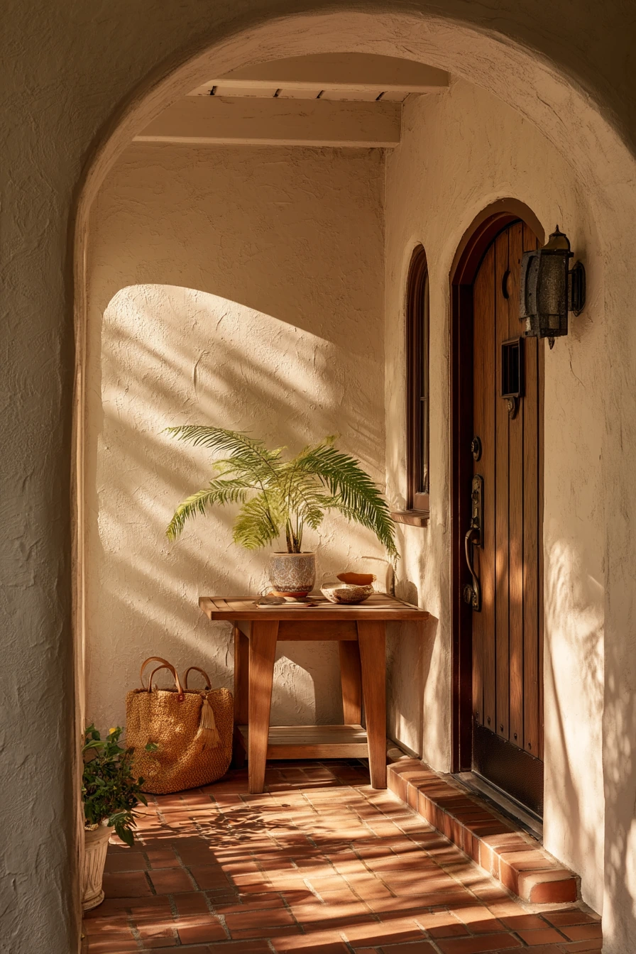 Spanish Revival Porch Entry