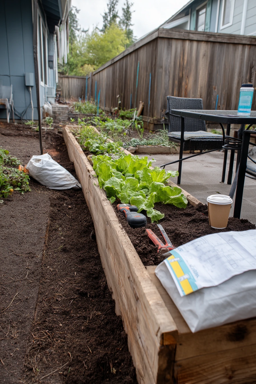 Budget DIY Fence-Line Planter Build