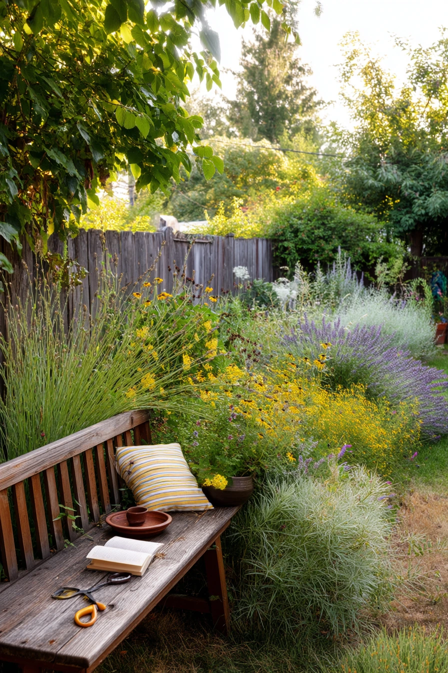 Pollinator Bed for a Sunny Side Yard
