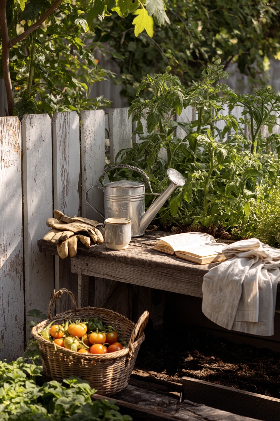 Modern Farmhouse Fence-Line Kitchen Garden