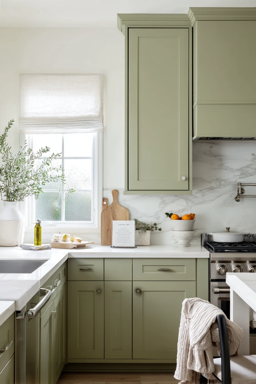 Product-Led Sage Kitchen Refresh with Styling Details