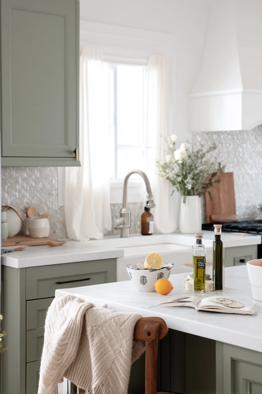 Product-Led Sage Kitchen Refresh with Styling Details
