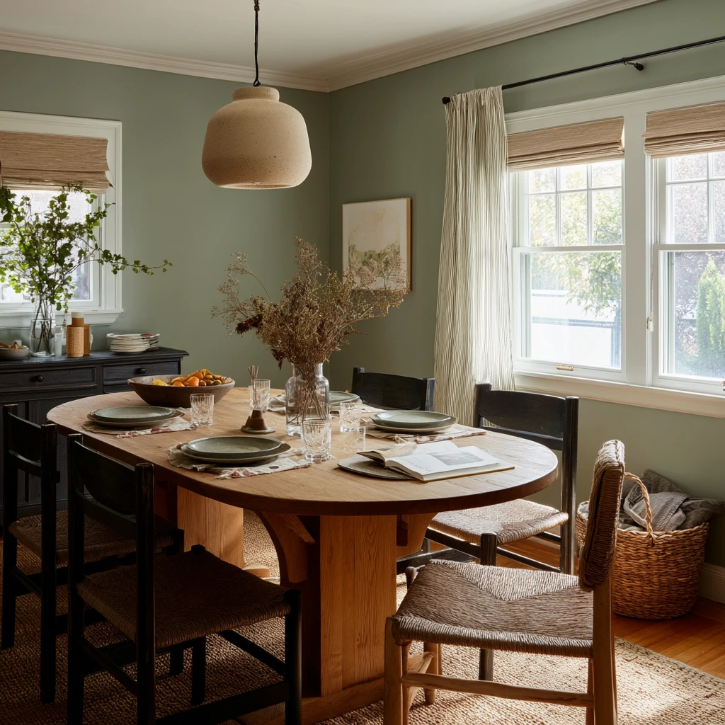 sage dining room ideas