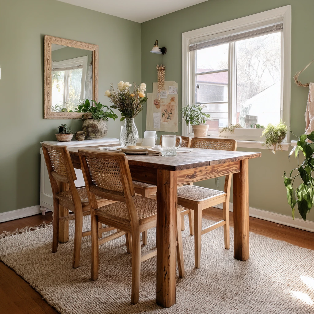 Budget Sage Dining Room Refresh