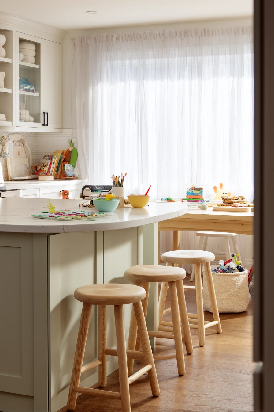 Sage Kitchen With Toddler Life