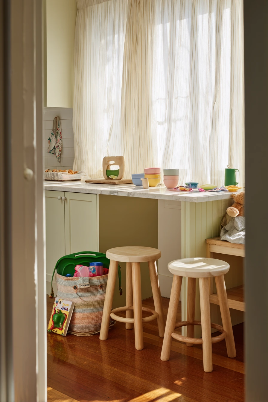 Sage Kitchen With Toddler Life