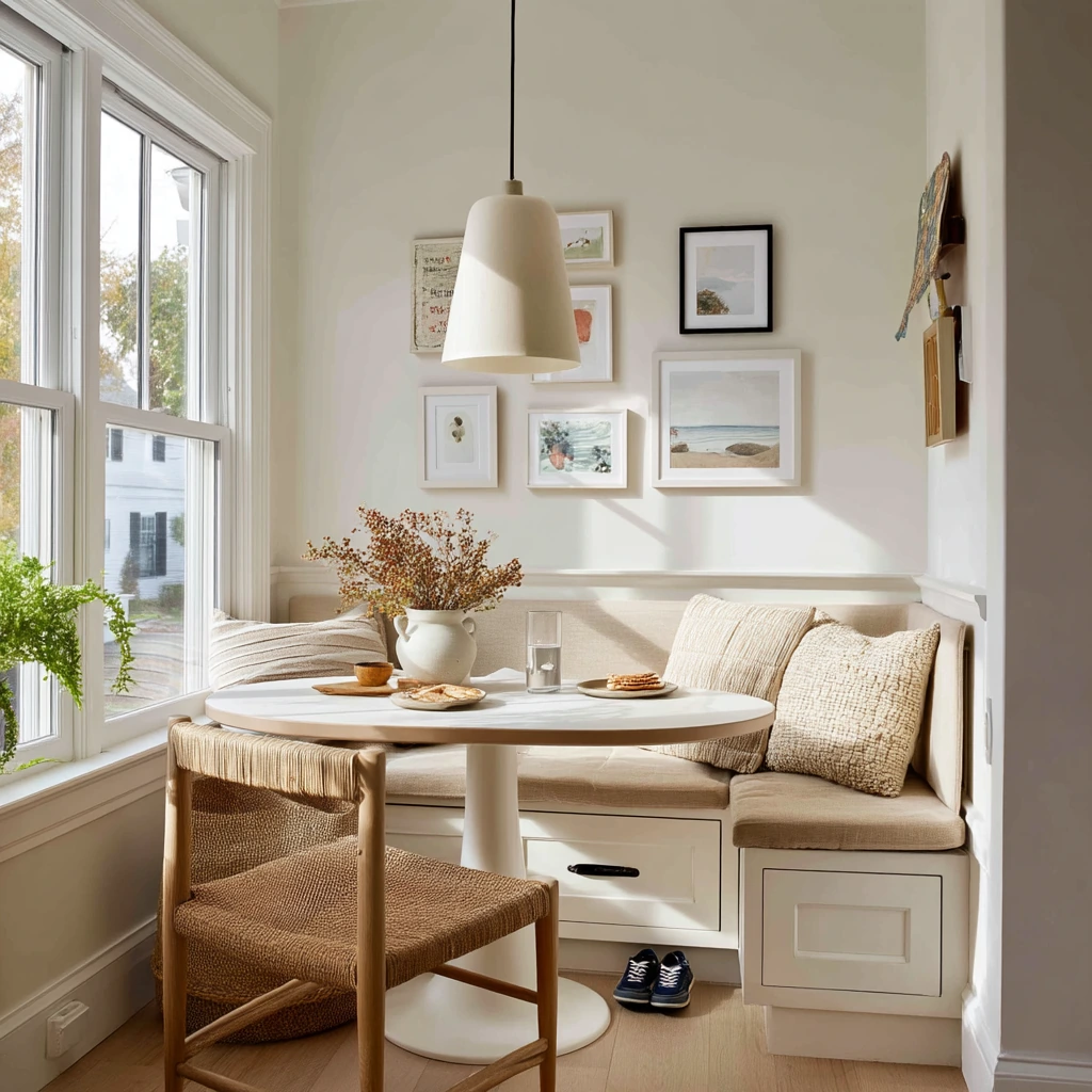 small dining room space storage ideas