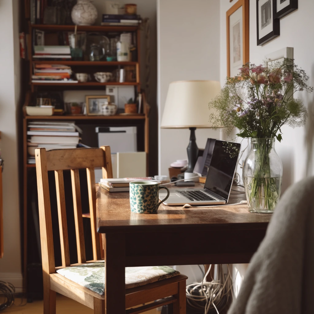 Multiuse Dining Room Storage for Work-from-Home Life