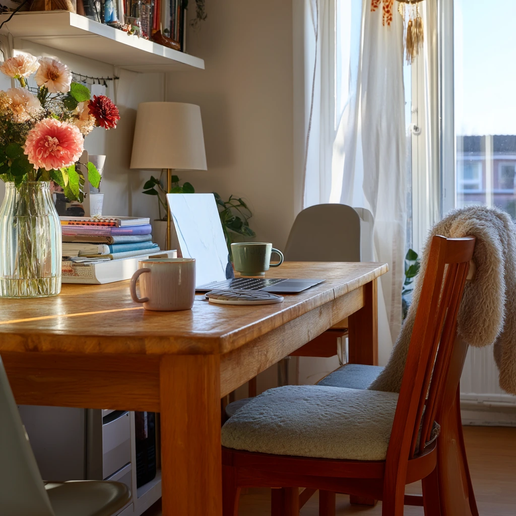 Multiuse Dining Room Storage for Work-from-Home Life