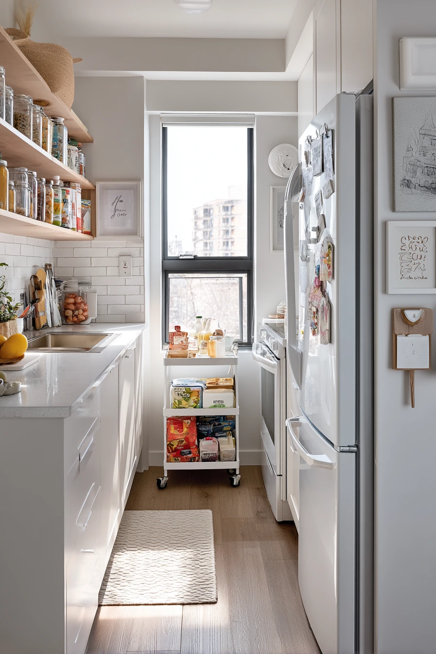 small kitchen space storage ideas
