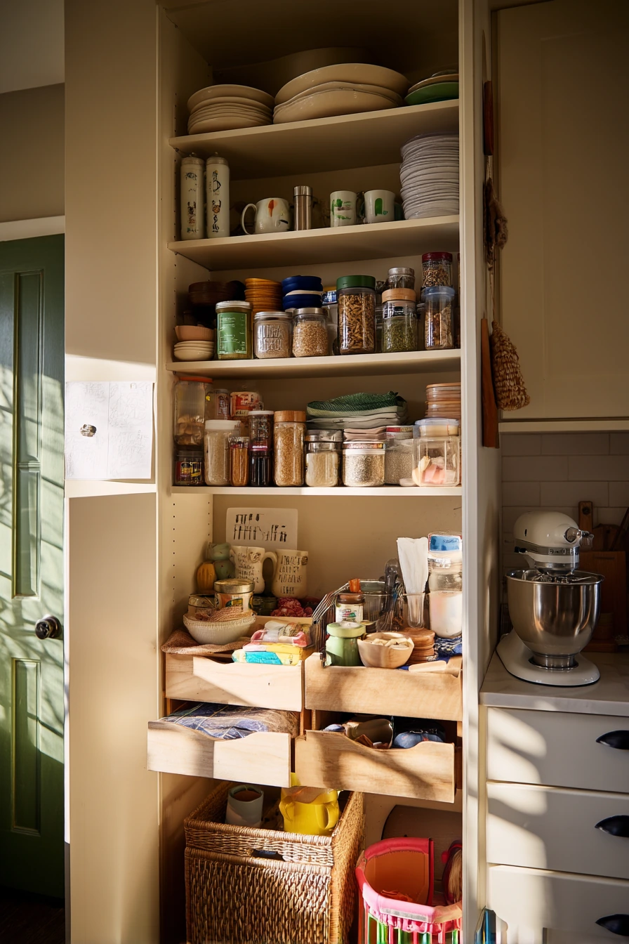 Budget DIY Drawer Dividers in a Starter Home Kitchen