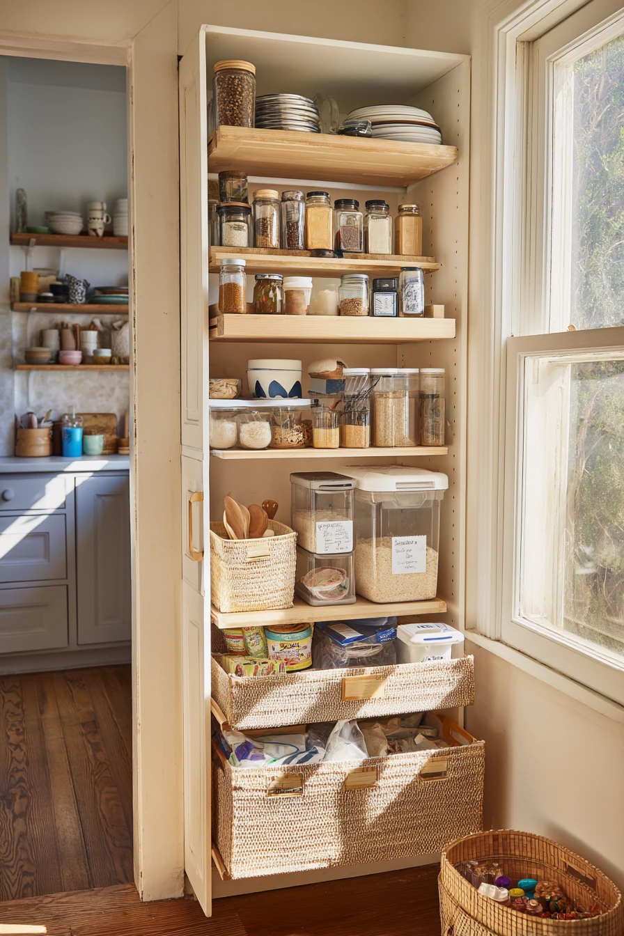 Budget DIY Drawer Dividers in a Starter Home Kitchen