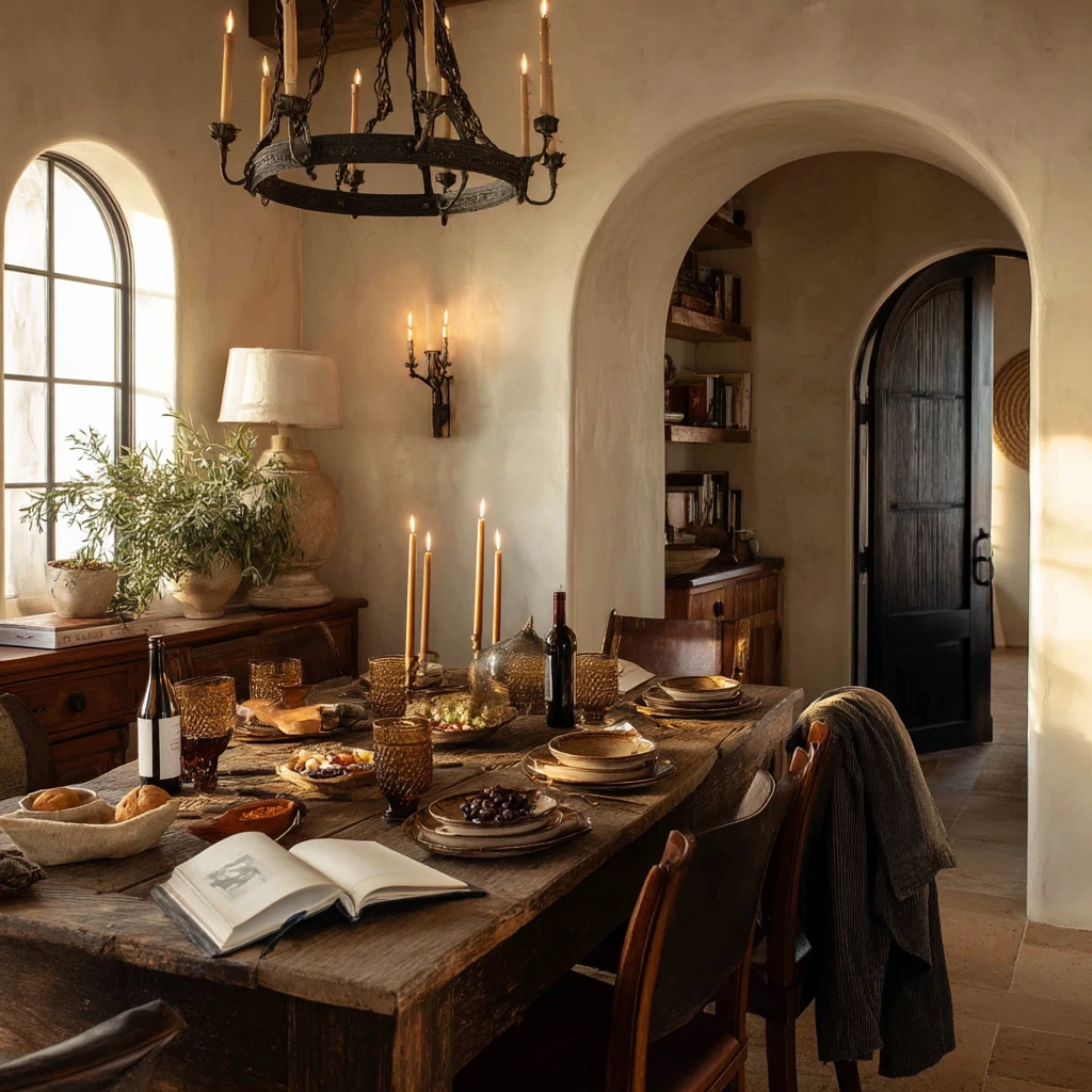 Dinner Party with Spanish Mediterranean Layers
