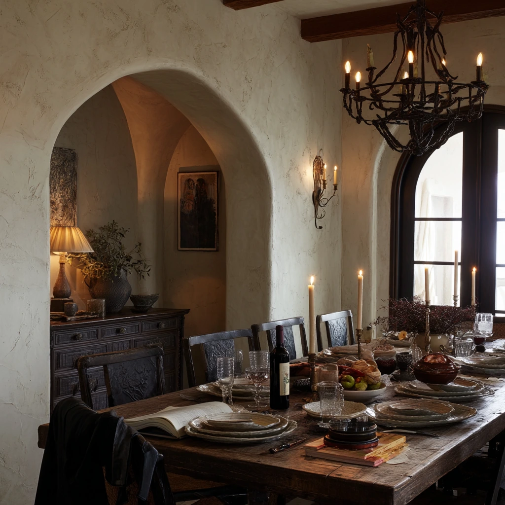 Dinner Party with Spanish Mediterranean Layers