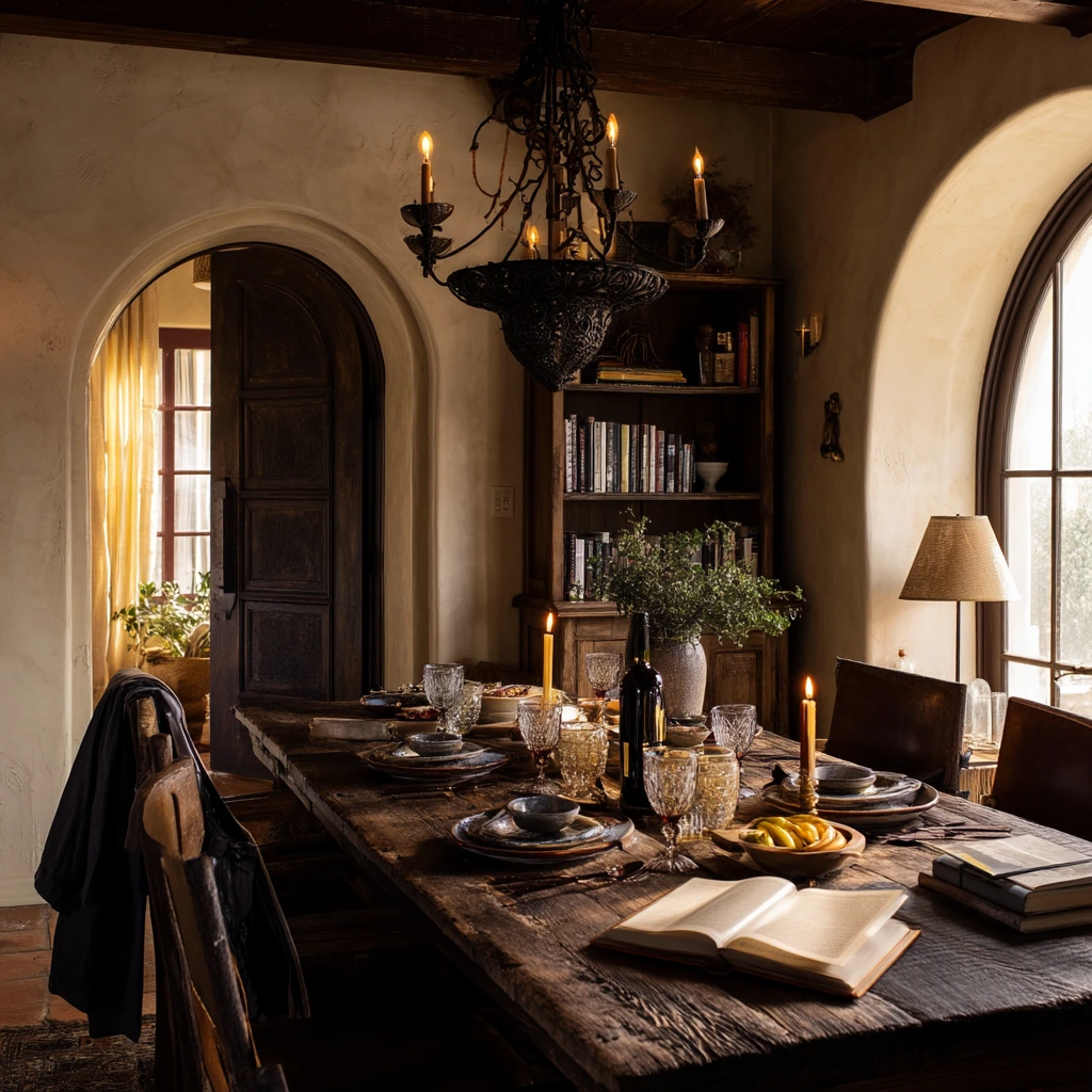 Dinner Party with Spanish Mediterranean Layers