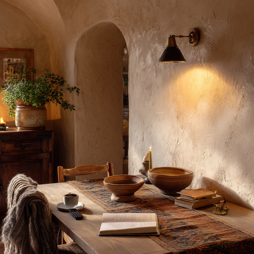 Cozy Evening Spanish Dining Corner