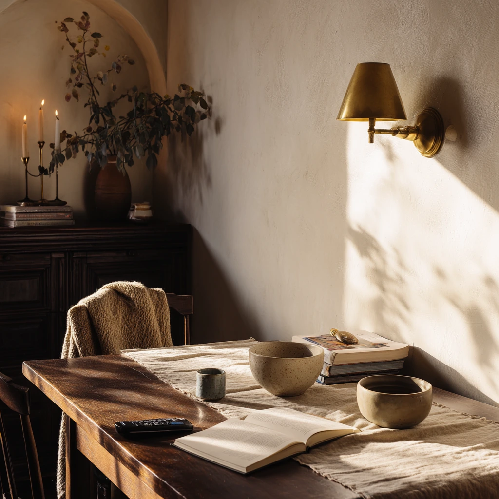 Cozy Evening Spanish Dining Corner