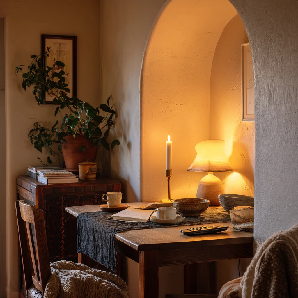 Cozy Evening Spanish Dining Corner