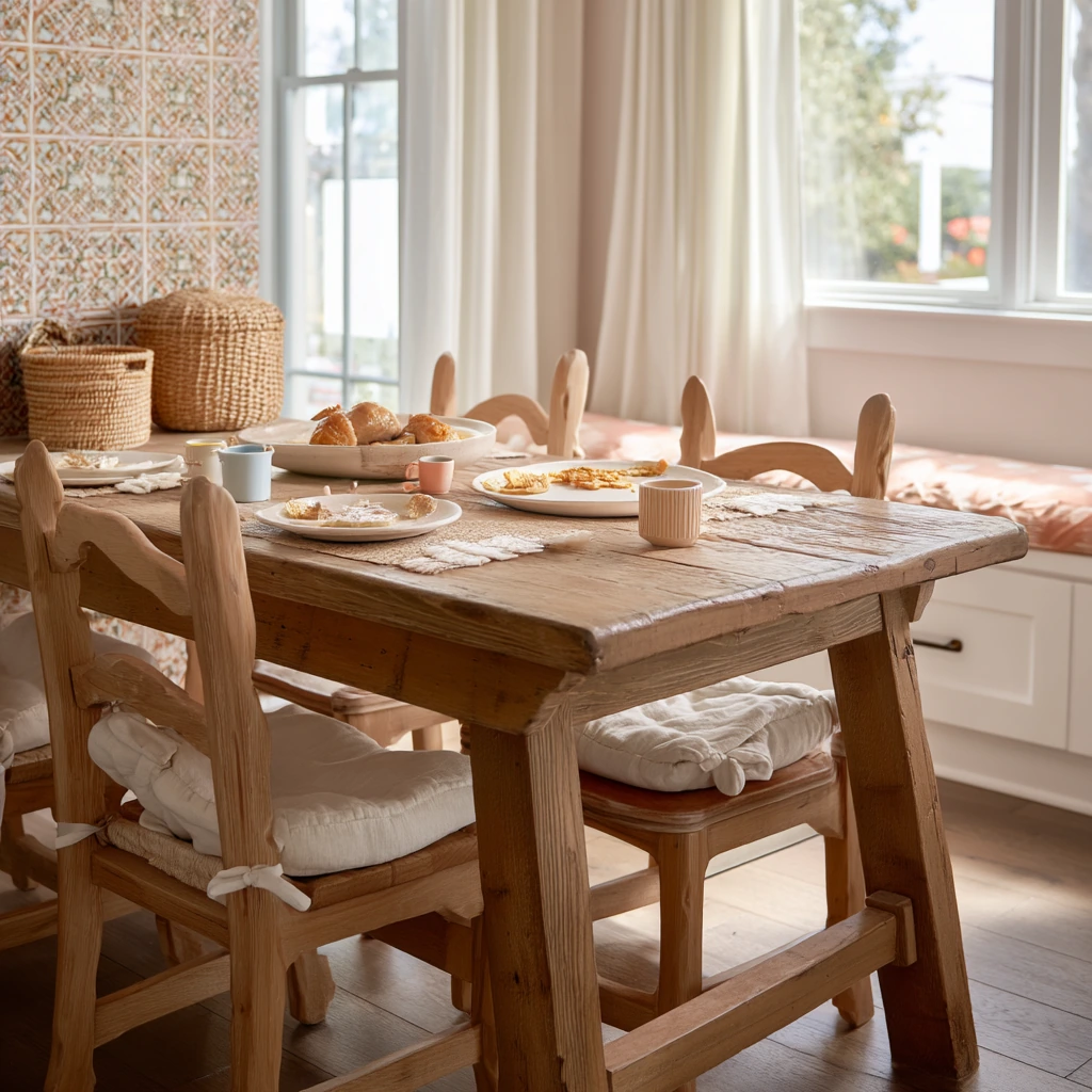 Kid-Friendly Spanish Dining Room That Still Feels Elegant