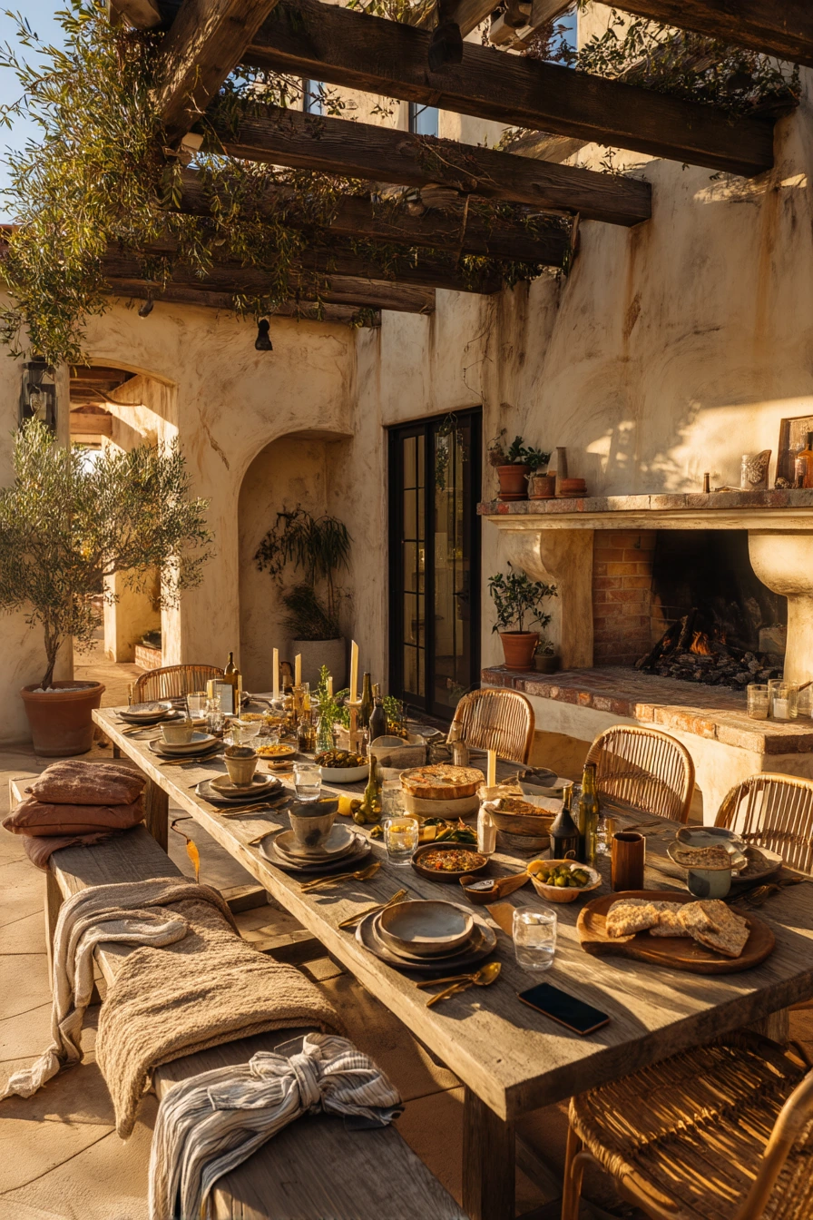 Weekend Entertaining Under the Pergola