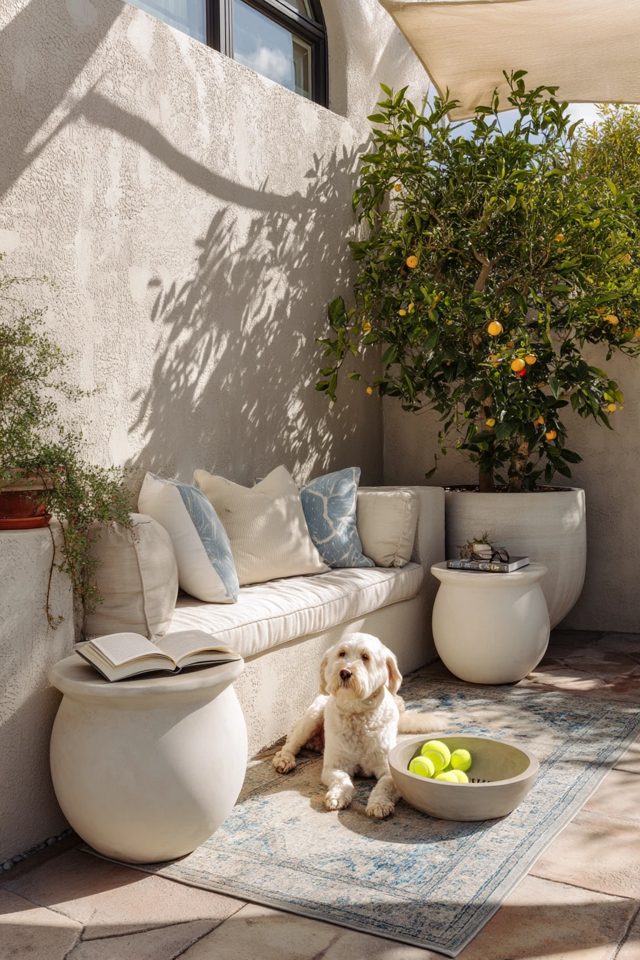 Pet-Friendly Patio with Tough Materials