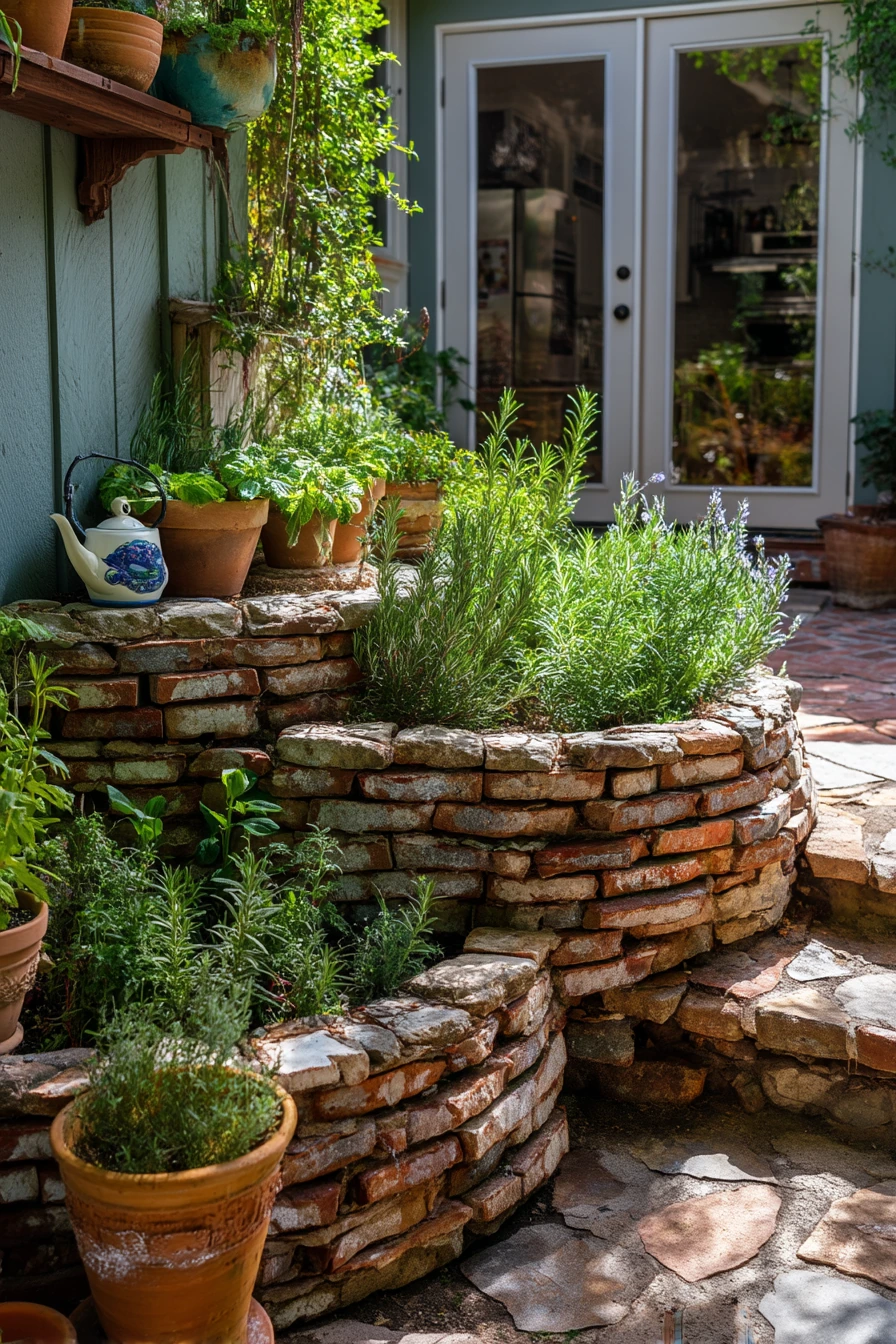 spiral garden design ideas