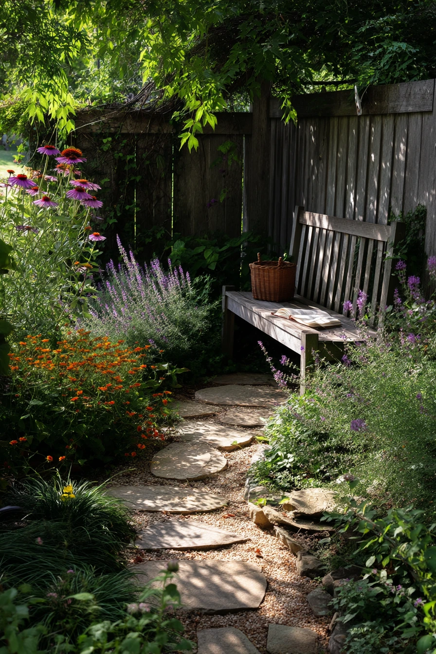 Family Spiral Garden for Pollinators