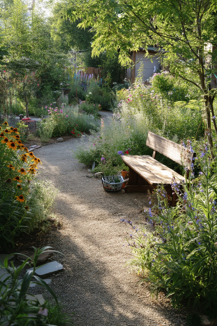 Family Spiral Garden for Pollinators