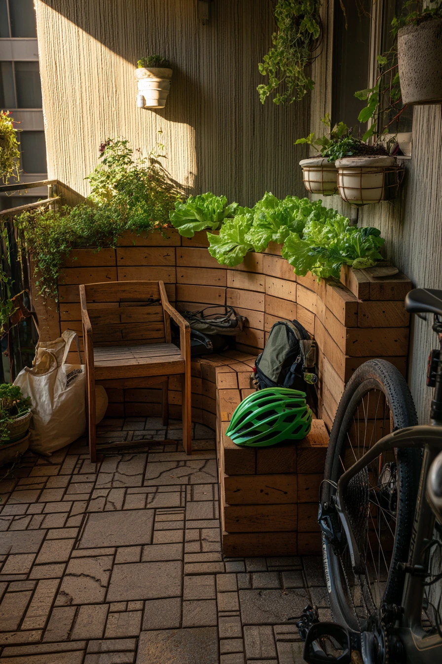 Renter-Friendly Spiral Garden in Raised Planters