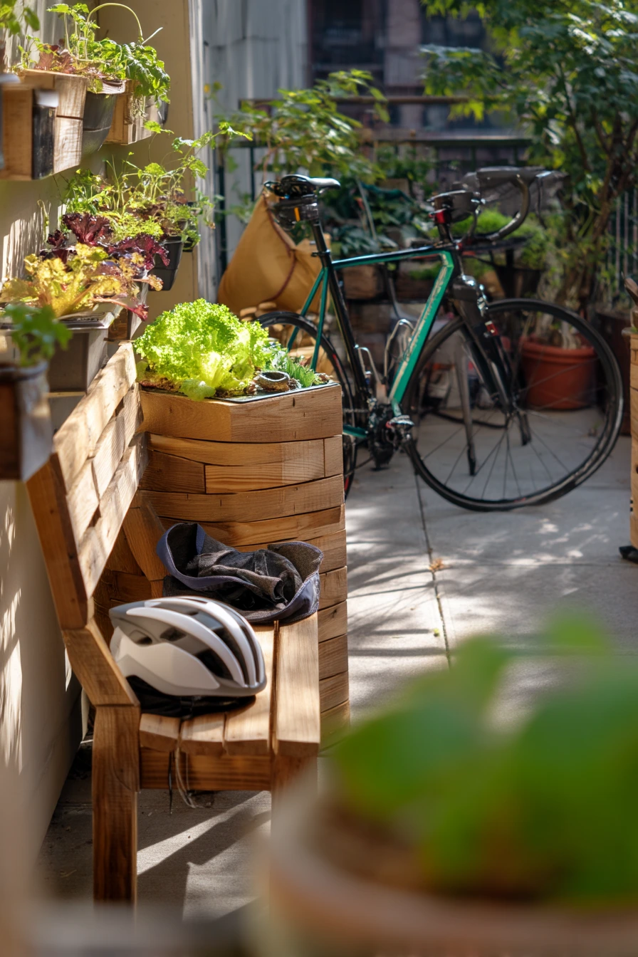 Renter-Friendly Spiral Garden in Raised Planters