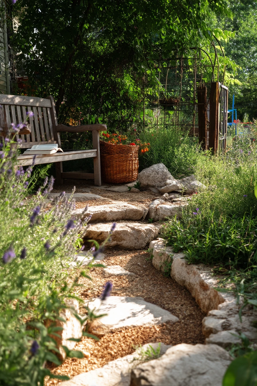 Family Spiral Garden for Pollinators