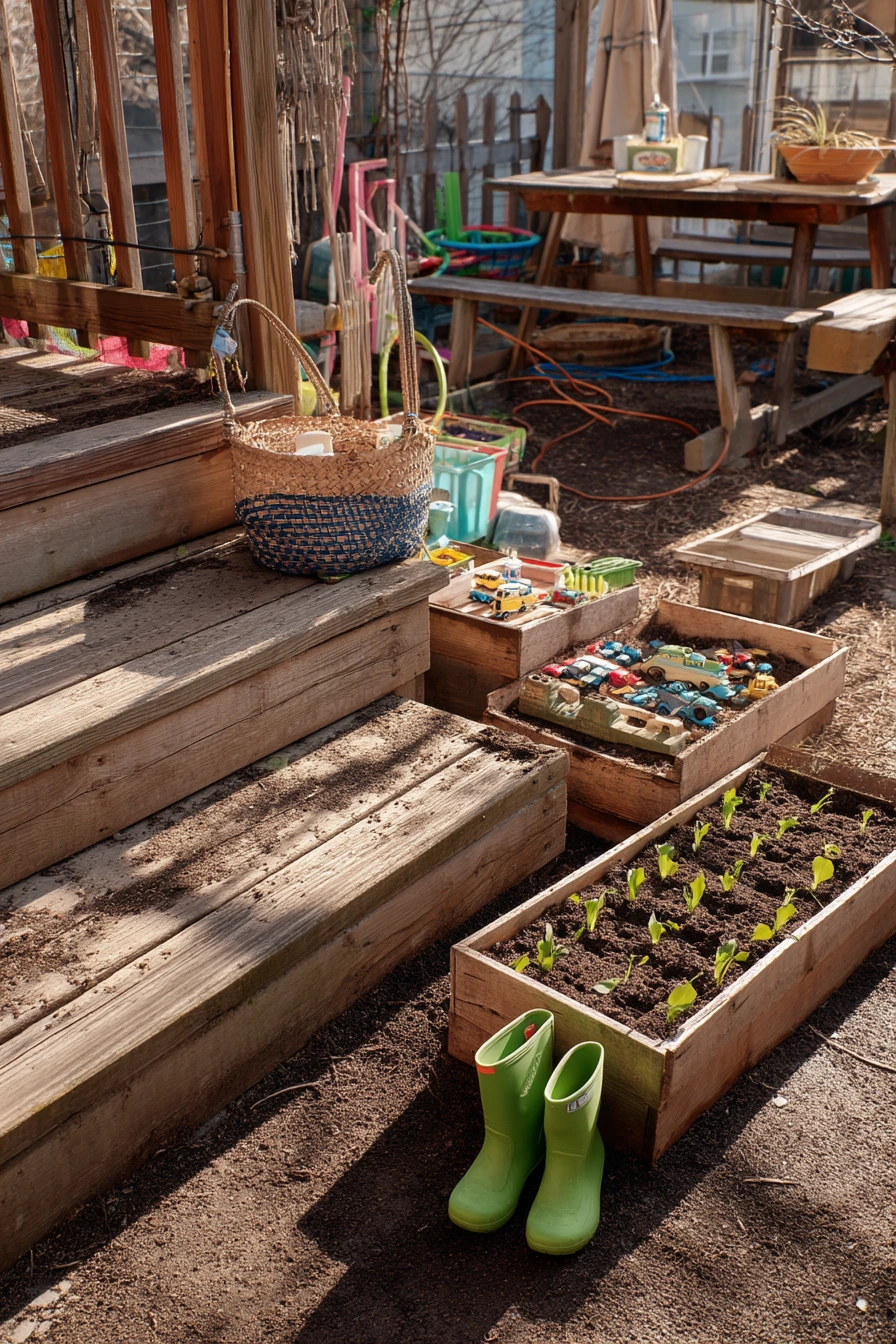 3. Family Backyard Raised Beds