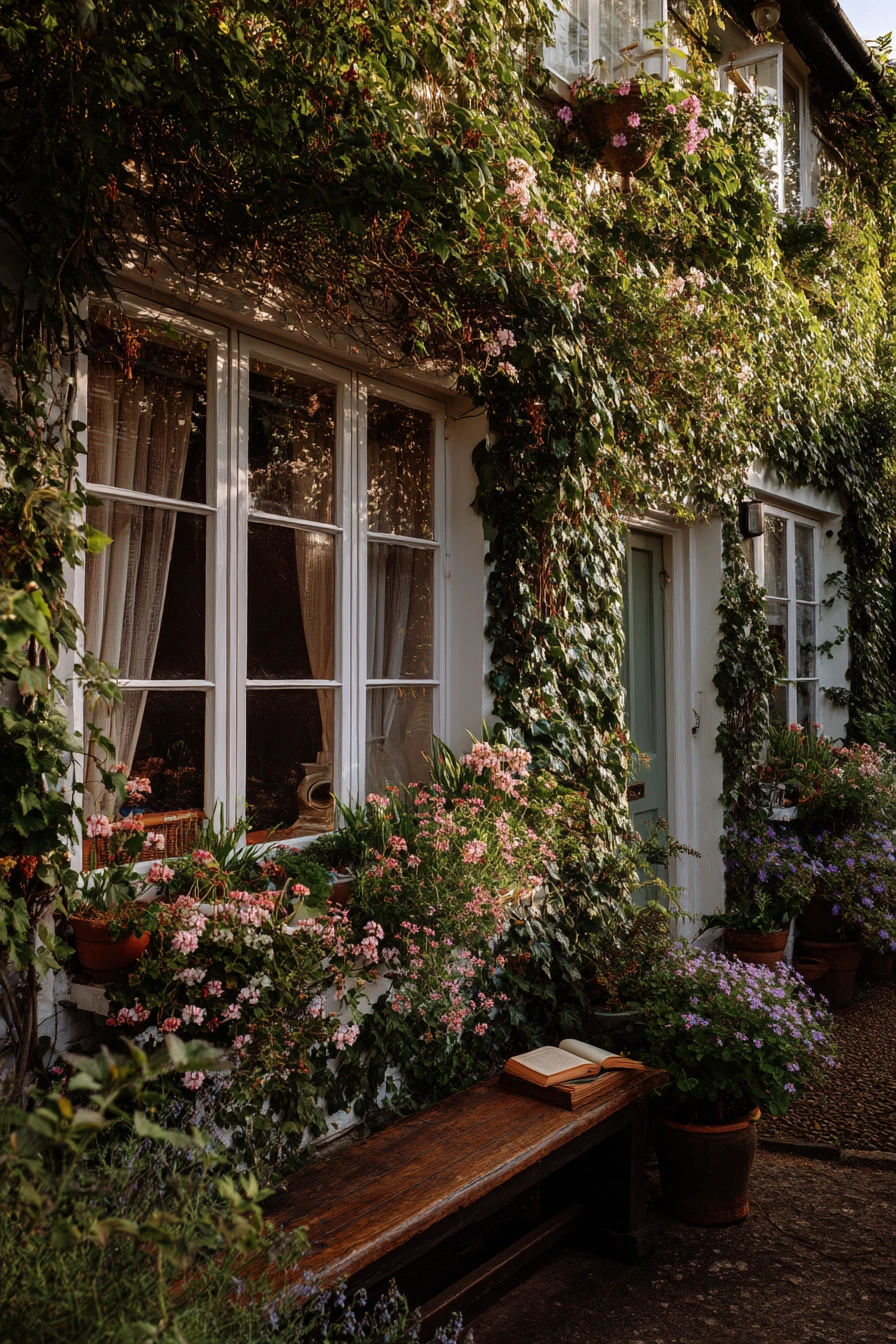 7. Cottage Window Box Scene