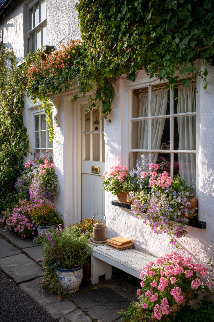 7. Cottage Window Box Scene