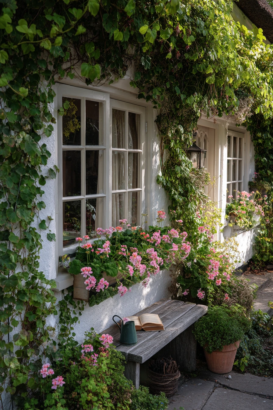 7. Cottage Window Box Scene