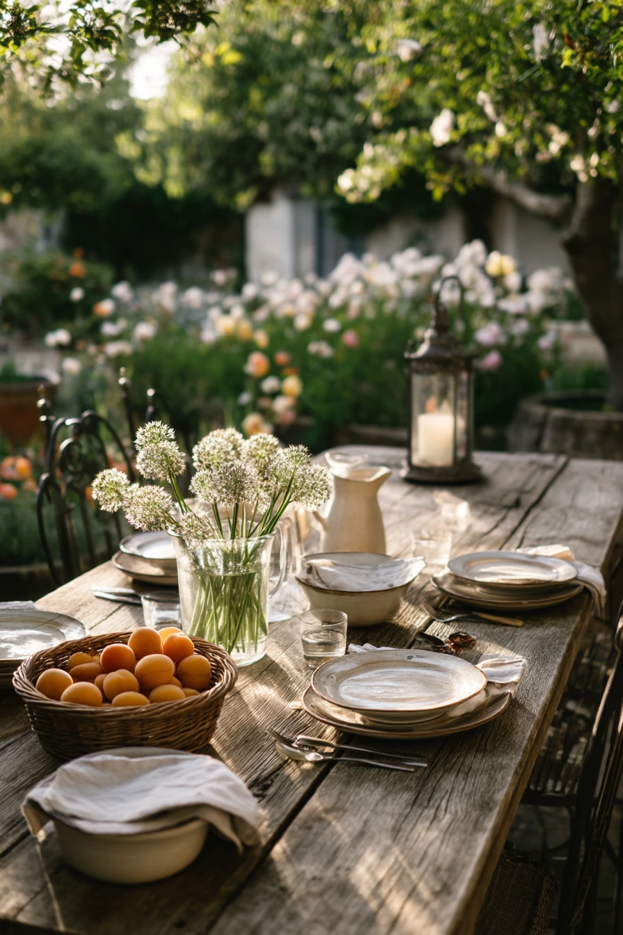9. Backyard Dinner Garden Nook