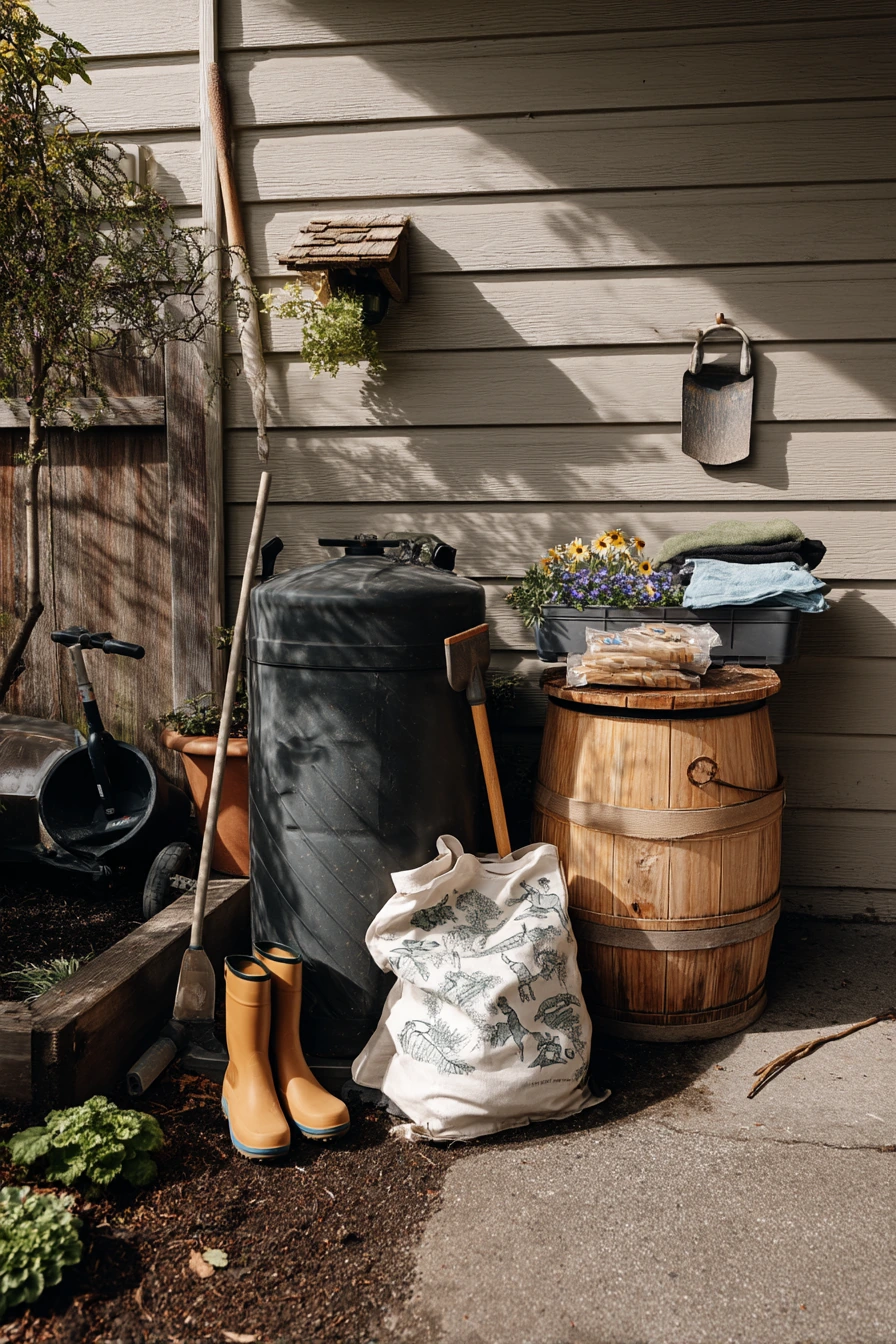 10. Sustainable Compost-to-Bloom Corner