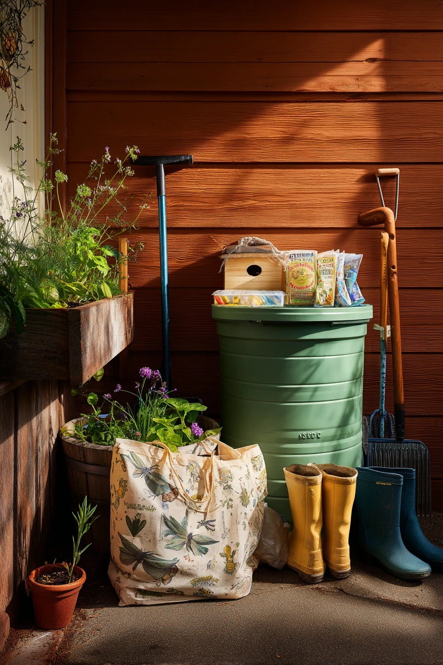 10. Sustainable Compost-to-Bloom Corner