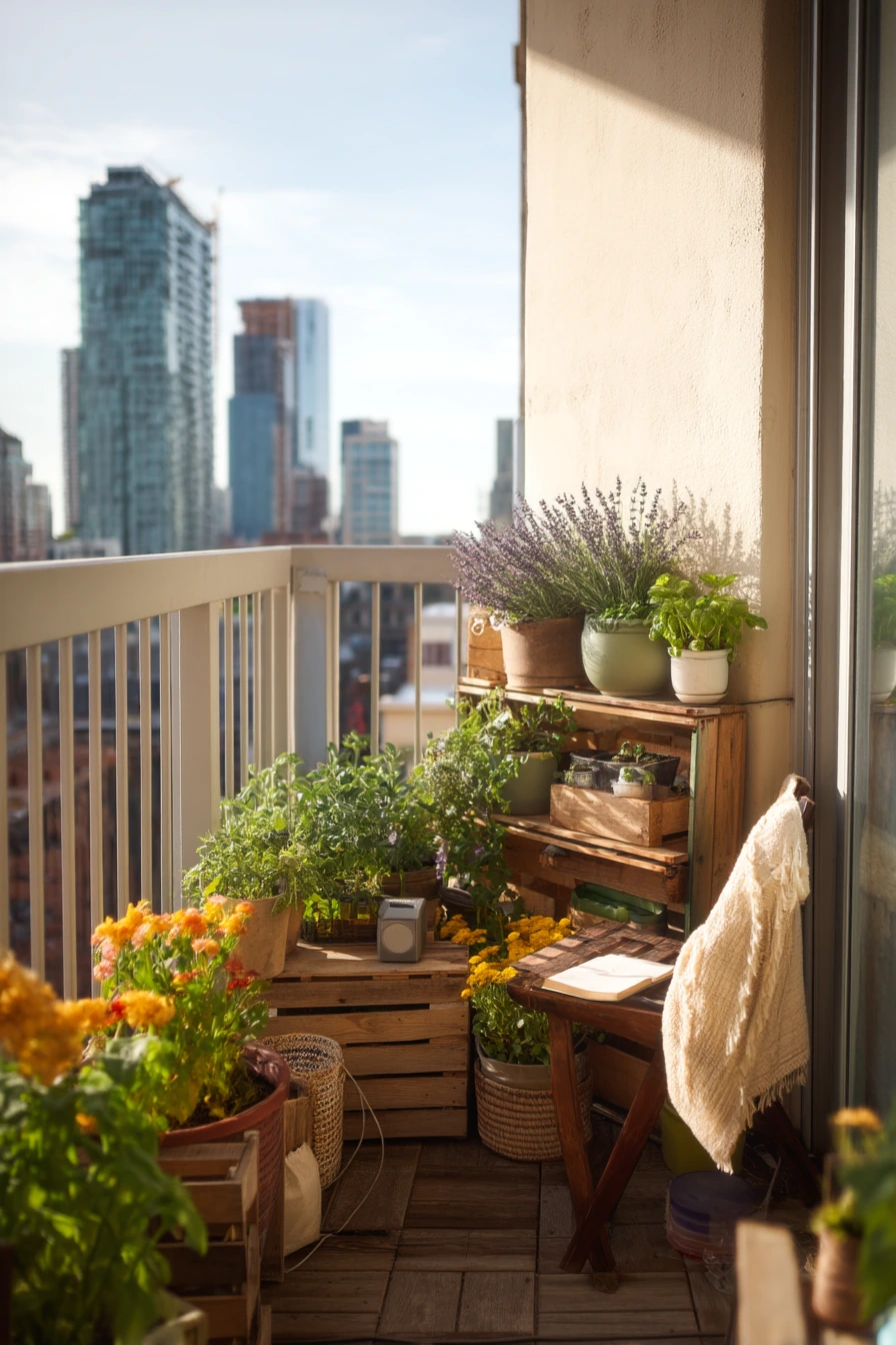 2. Balcony Pollinator Setup