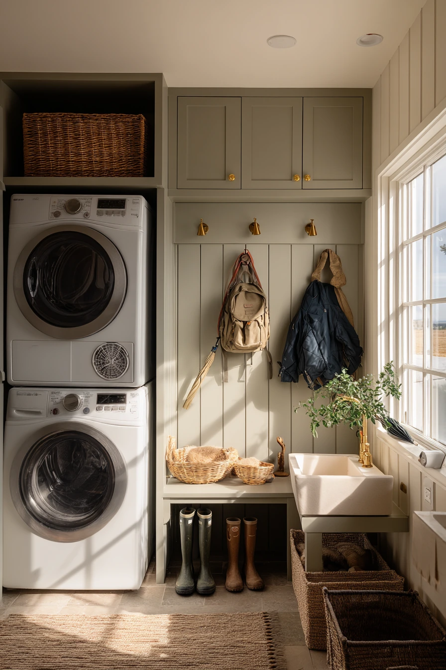 Mudroom Laundry Hybrid