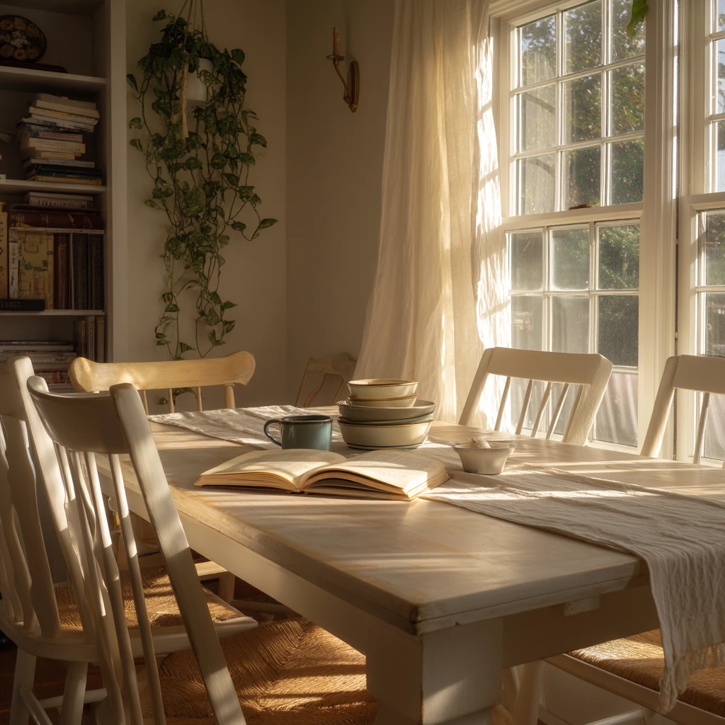 Quiet Morning Breakfast Dining Room