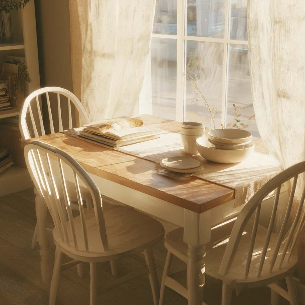 Quiet Morning Breakfast Dining Room