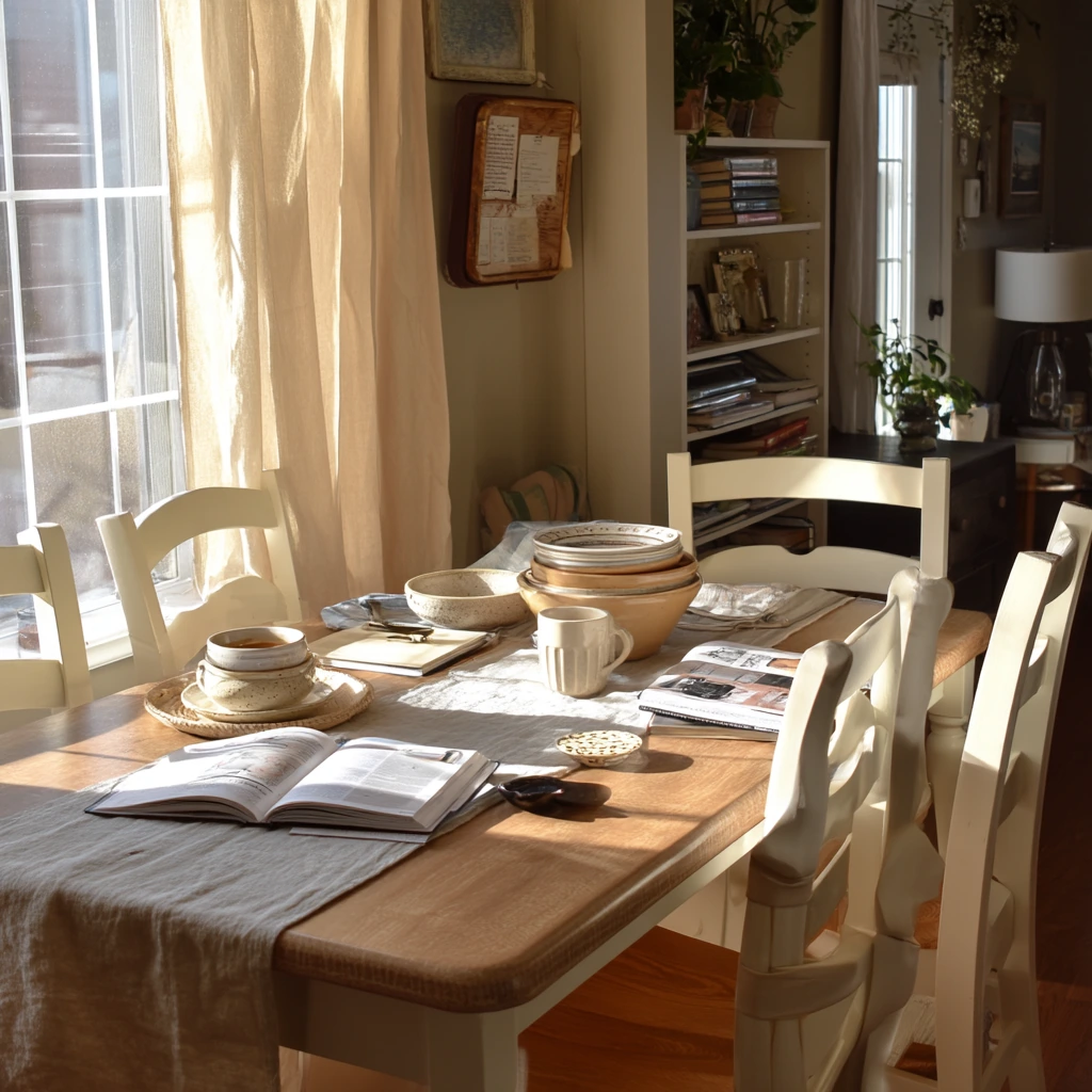 Quiet Morning Breakfast Dining Room