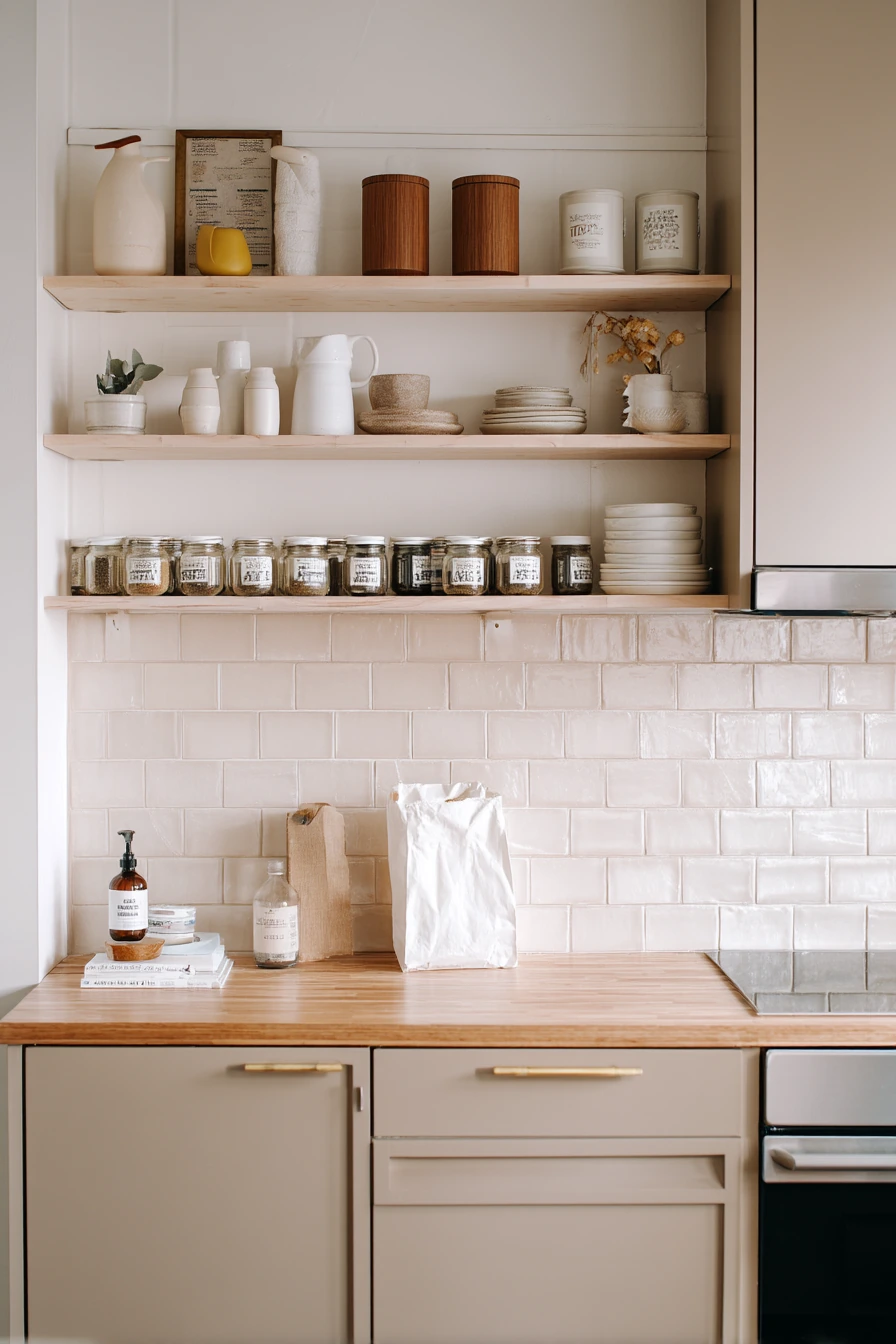 Renter-Friendly Taupe Kitchen Refresh