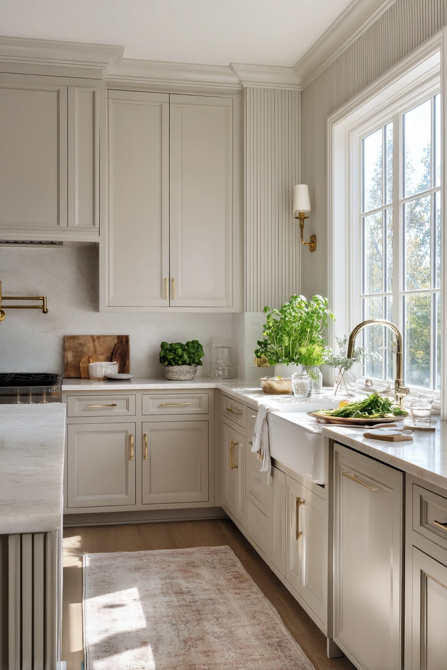 Taupe Kitchen with Everyday Luxury