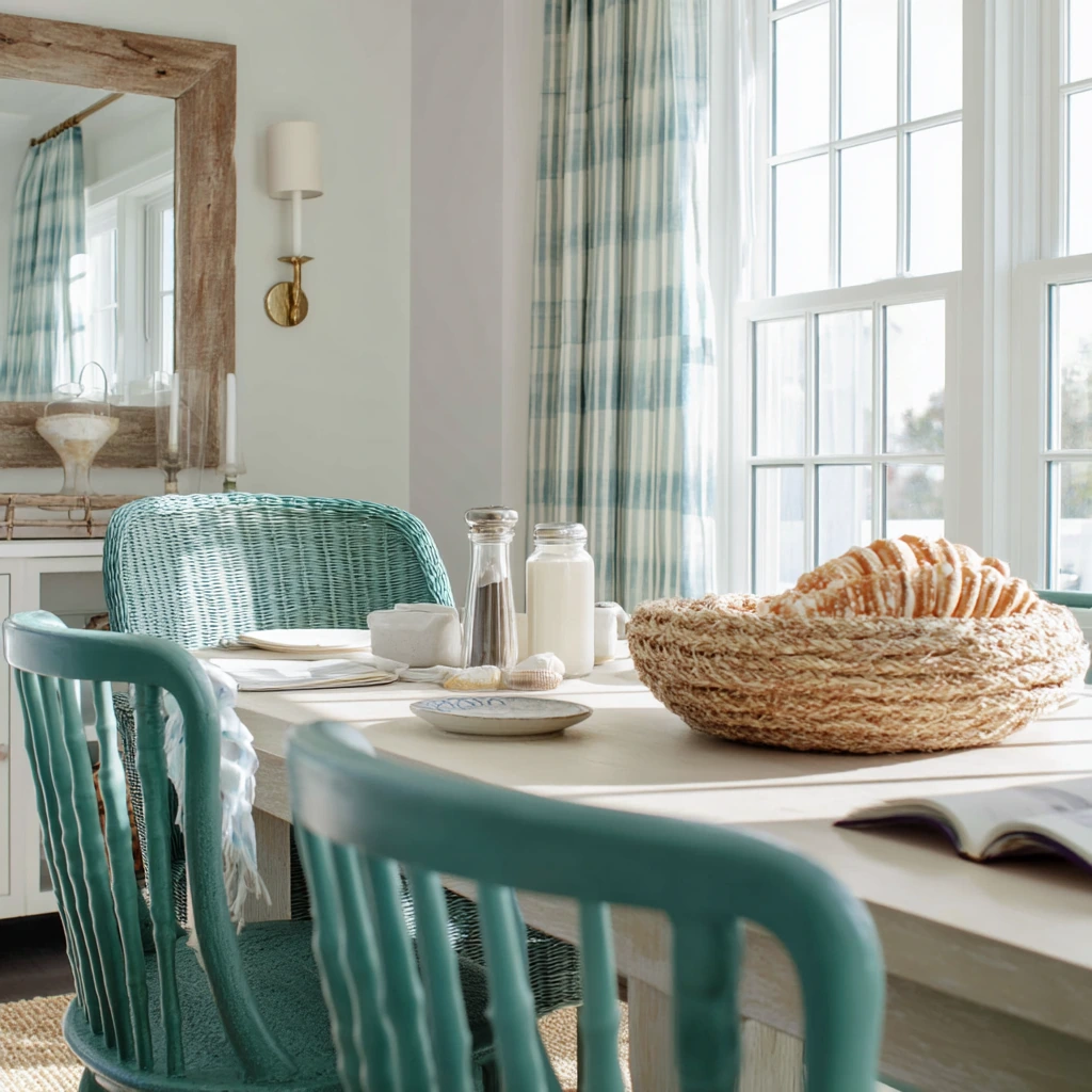 Coastal Teal Breakfast Room